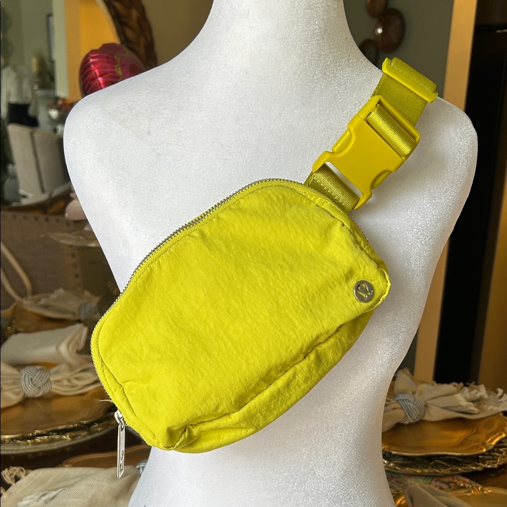 lululemon athletica Neon Yellow Crossbody Belt Bag
